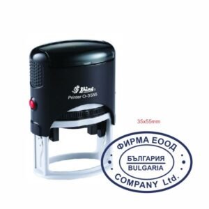 Фирмен печат елипса 35x55 мм О - 3555