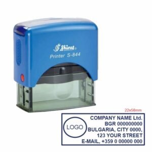 Фирмен печат 22x58 мм S-844